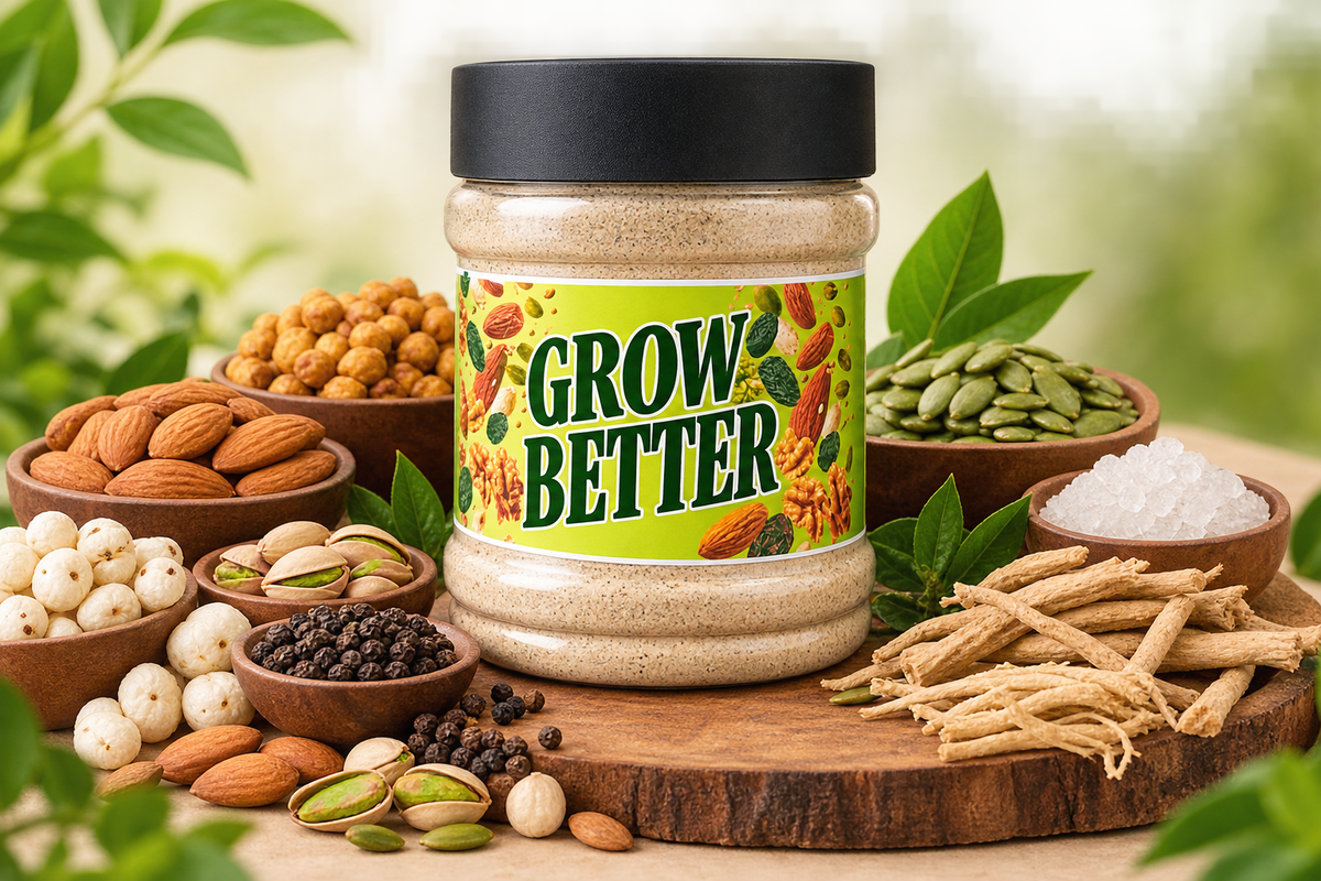 Grow Better Herbal Power – Natural Energy & Strength Formula