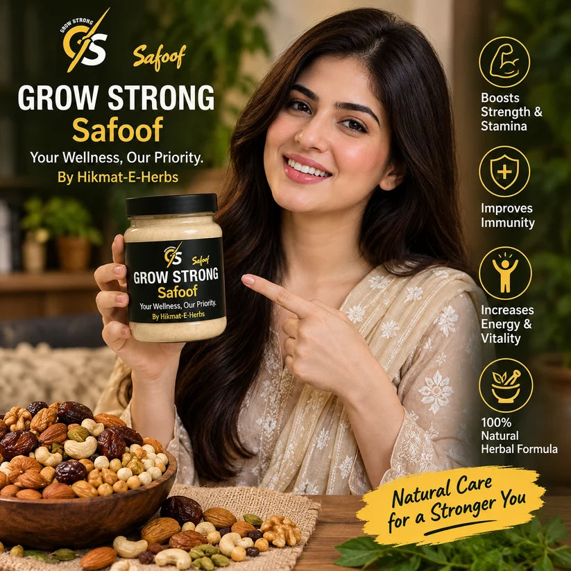 Grow Strong Safoof – Natural Herbal Wellness for Strength & Vitality