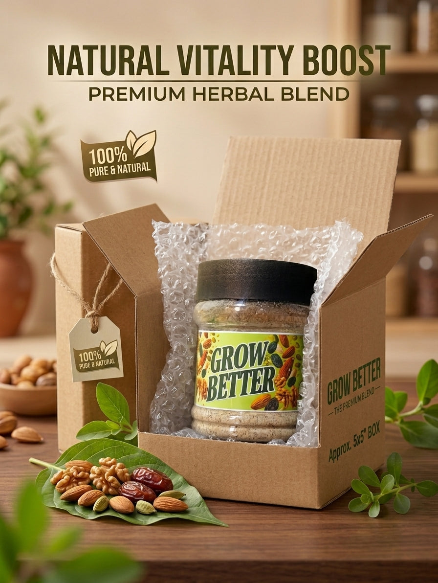 Grow Better Herbal Power – Natural Energy & Strength Formula